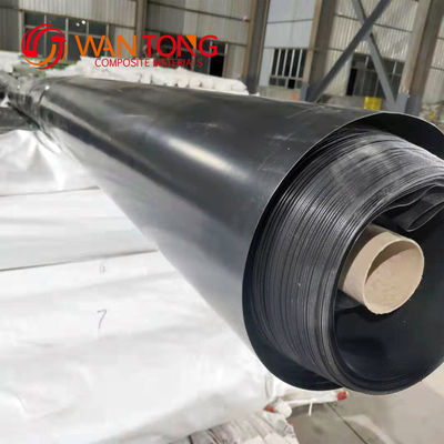 GB/ASTM GRI-GM13 Standard Liner d'étang à géomembrane en HDPE noir pour étang à crevettes