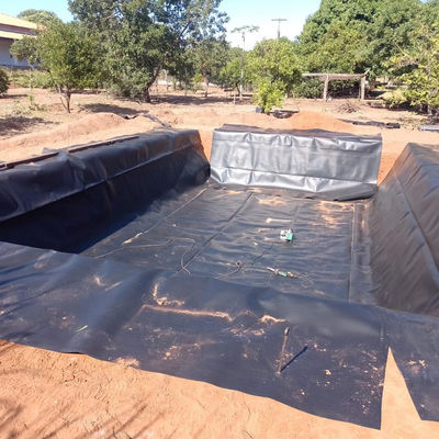 Membrane d'étang renforcé en HDPE pour une matière première 100% vierge en HDPE LLDPE