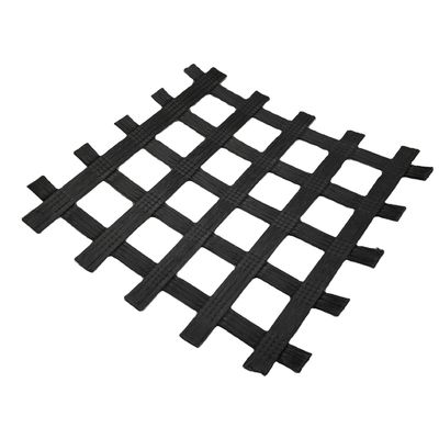 50-200m longueur Géogrid pour la construction de routes d'asphalte Polyester durable PET composite