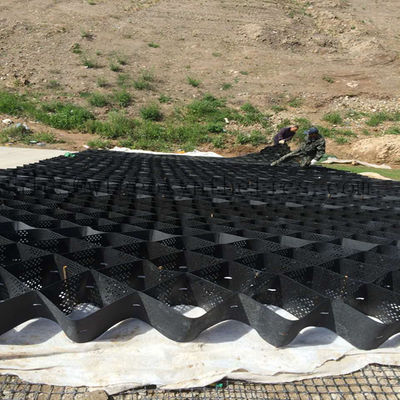 330 mm-1000 mm Distance de soudage Géocelle HDPE pour la protection contre les pentes Conception de nid de miel