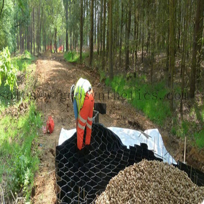 330 mm-1000 mm Distance de soudage Géocelle HDPE pour la protection contre les pentes Conception de nid de miel