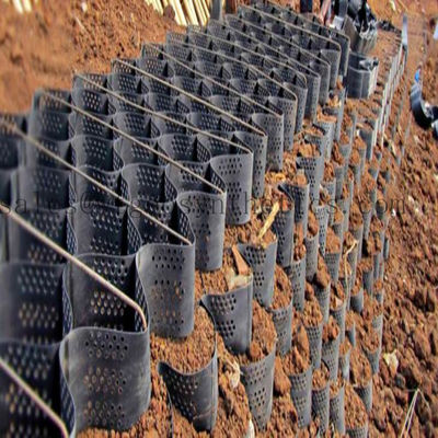 330 mm-1000 mm Distance de soudage Géocelle HDPE pour la protection contre les pentes Conception de nid de miel