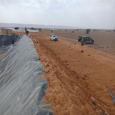 Geomembrane de design industriel Ligne de barrage lisse pour géomembrane en HDPE de 1,5 mm inférieure