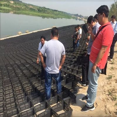 Géocelle de voie d'accès HDPE géocelle et protection contre les pentes pour les routes Renforcer 50 mm de hauteur inférieure