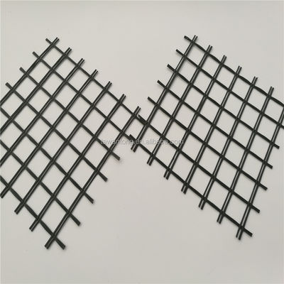 Génie civil renforcement de la fibre de verre par basalte Grille géogrid 12,7*12,7 mm Longueur 50-200m
