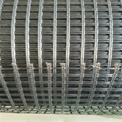 CE/ISO9001 Approuvé 25-200kn/m Construction routière Maillage géogrid uniaxial biaxial en PVC revêtu de polyester
