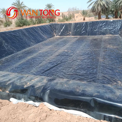 1 mm de géomembrane Hdpe pour le revêtement de la lagune du barrage d'étang fabriqué selon la norme ASTM GRI-GM13