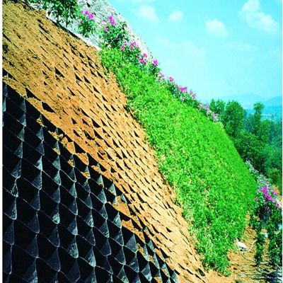 Surface lisse texturée hauteur 100 mm géocelle HDPE pour projets d'infrastructures durables