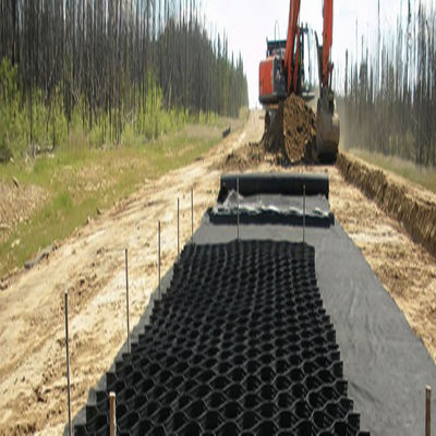Surface lisse texturée hauteur 100 mm géocelle HDPE pour projets d'infrastructures durables