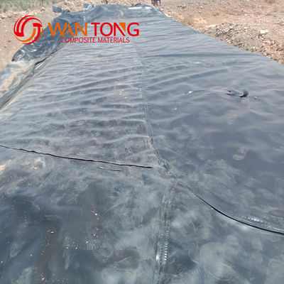 ASTM GRI-GM13 Norme d'imperméabilisation Ldpe Ldpe 0,5 mm HDPE feuille de géomembrane pour les étangs d'aquaculture
