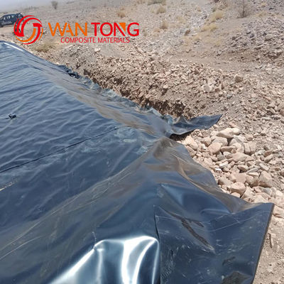 Géomembrane en HDPE de 2 mm de conception moderne pour barrage de décharge et revêtement de réservoir d'eau minière