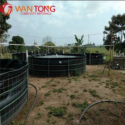 Durée de vie 3 à 15 ans Rame en acier noir PVC réservoir en HDPE pour la ferme de poissons intérieure Forme carrée