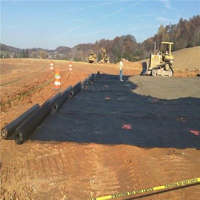 Polyester géogrid pour la construction de routes Renforcer les digues de base et les murs de pente