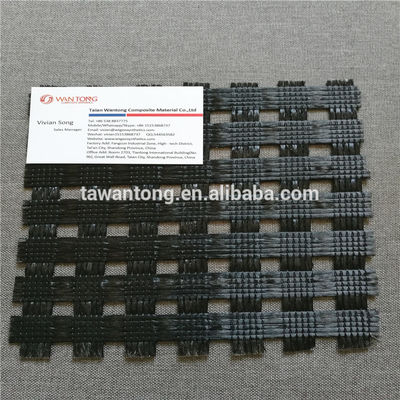 Polyester géogrid pour la construction de routes Renforcer les digues de base et les murs de pente