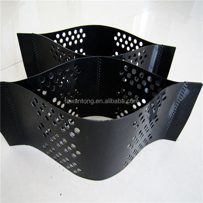 Grille routière de cellules géo Gravier de nid de miel Gravier d'allée Grille de sol Paver 50 mm Hauteur HDPE