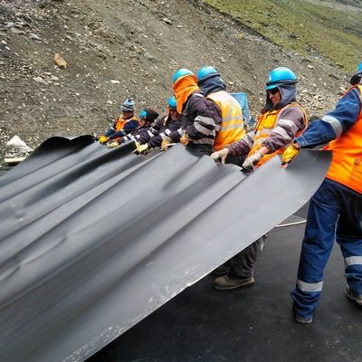 Liner d'étang de poisson 1 mm géomembrane HDPE Idéal pour les géomembranes et la construction de décharges