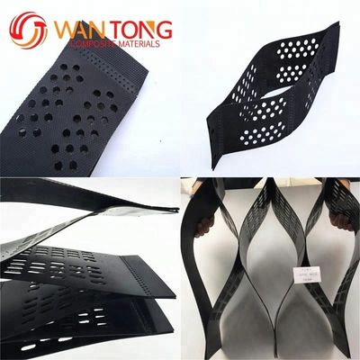 2m largeur normale géocelle HDPE stabilisateur de gravier Grille de sol Wantong géocelle 50mm plastique