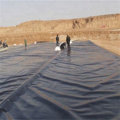 0.2 mm HDPE géomembrane revêtements de bâche imperméables pour les étangs d'élevage de poissons Biofloc