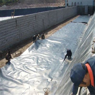 0.2 mm HDPE géomembrane revêtements de bâche imperméables pour les étangs d'élevage de poissons Biofloc