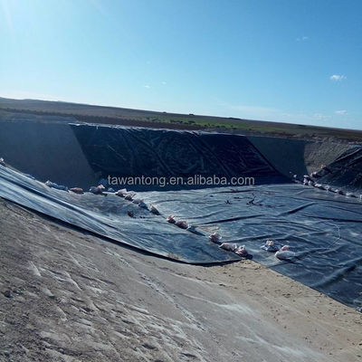 Géomembranes douces en HDPE réservoir de poissons pour étangs agricoles géomembranes 1 mm 2 mm