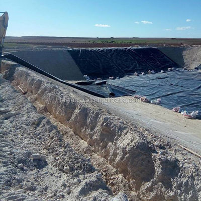 Géomembranes douces en HDPE réservoir de poissons pour étangs agricoles géomembranes 1 mm 2 mm