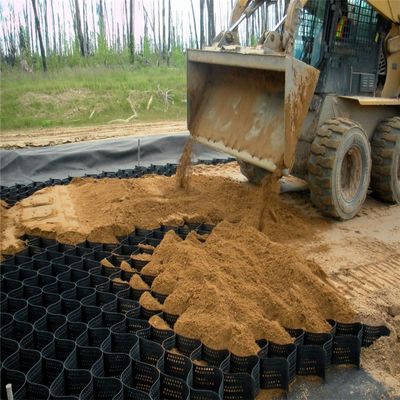 Conception traditionnelle HDPE lisse/texturé géocelle perforée polyvalente et pratique