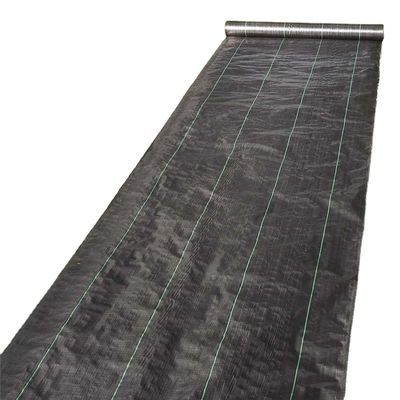 Construction Noir Blanc Jaune Couleur PP Géotextile tissé Longueur 50-100m/rôle sur demande