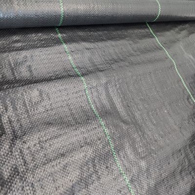 Construction Noir Blanc Jaune Couleur PP Géotextile tissé Longueur 50-100m/rôle sur demande