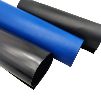 Geomembranes en PEHD 300 rouleaux réservoirs d'eau étangs agricoles revêtement en plastique pour barrage largeur 2m-8m bleu