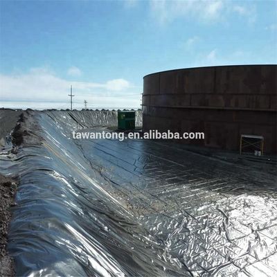 Geomembranes en PEHD 300 rouleaux réservoirs d'eau étangs agricoles revêtement en plastique pour barrage largeur 2m-8m bleu
