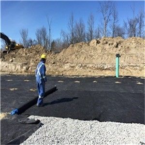 Polypropylène géotextile non tissé pour la construction de routes en couleur grise