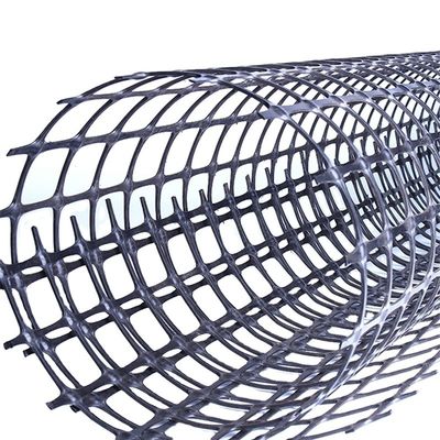 Résistance PP Géogrid plastique pour le mur de soutènement de la chaussée 25.4*25.4 mm Taille de maille