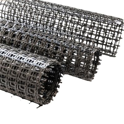 Résistance PP Géogrid plastique pour le mur de soutènement de la chaussée 25.4*25.4 mm Taille de maille