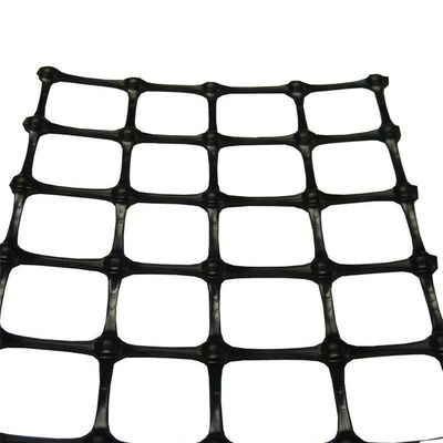 Résistance PP Géogrid plastique pour le mur de soutènement de la chaussée 25.4*25.4 mm Taille de maille