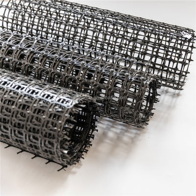 Résistance PP Géogrid plastique pour le mur de soutènement de la chaussée 25.4*25.4 mm Taille de maille