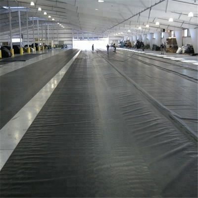 Géomembrane HDPE de 1 mm 1,2 mm 1,5 mm pour barrage ou lac artificiel Noir Vert Bleu Blanc