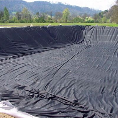 Géomembrane HDPE de 1 mm 1,2 mm 1,5 mm pour barrage ou lac artificiel Noir Vert Bleu Blanc