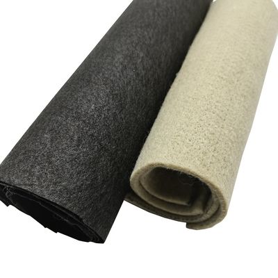 Géotextile non tissé pour la protection routière Polyester perforé à l'aiguille en fibres longues ou courtes