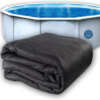 Pad de douze pieds rond pour l'emballage de la piscine avec précoupe extérieure en géotextile non tissé longueur 50-100m