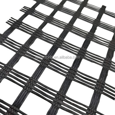 Géogrides revêtues de PVC pour le renforcement du sol et la construction de routes de style chinois