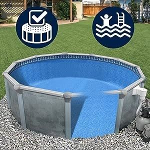 Tissu de sol en géotextile non tissé en fibres courtes pour piscine au-dessus du sol