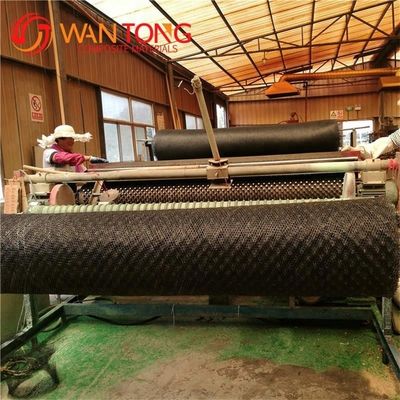 Longueur normale 50m HDPE 3D Geomat en vert noir pour la protection du paysage et des pentes
