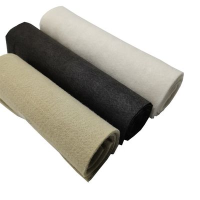 Géotextile non tissé blanc 100% polyester PET Aiguille en fibre d'accueil perforée 100g 200g 300g