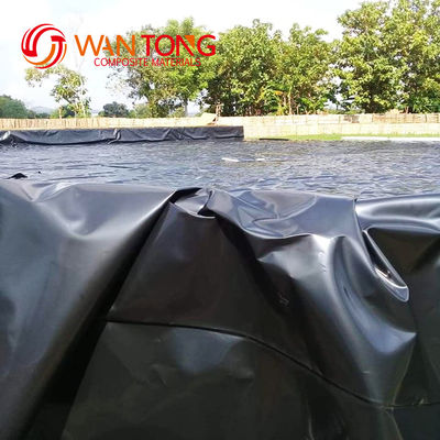 Matériau de base 100% de géomembrane en HDPE vierge pour étang de crevette de ferme de poisson Wantong