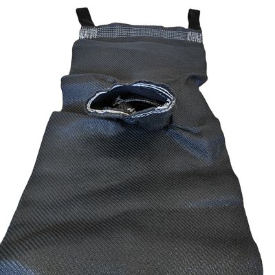 Géotube en géotextile tissé en PP noir pour la protection des bancs et la base de la route du toit du jardin