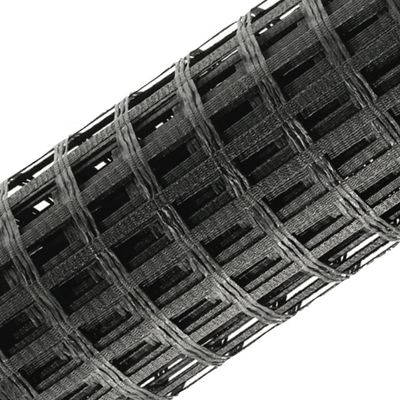 50 kn/m-50 kn/m Géoréseau en fibre de verre / Géoréseau bi-axiale renforcé au basalte pour garage