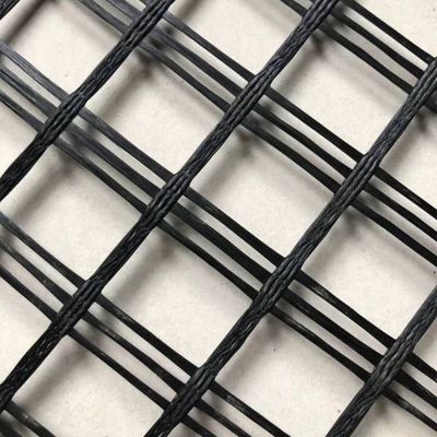 50 kn/m-50 kn/m Géoréseau en fibre de verre / Géoréseau bi-axiale renforcé au basalte pour garage