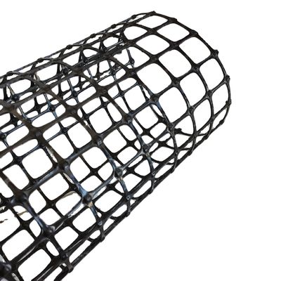 Grille géoxial bi-axiale en PP noir 4040 pour maillage de renforcement routier Taille 12,7*12,7 mm Direct