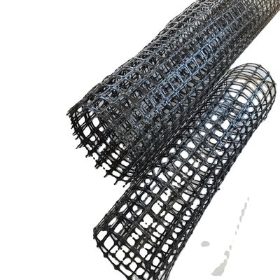 Grille géoxial bi-axiale en PP noir 4040 pour maillage de renforcement routier Taille 12,7*12,7 mm Direct