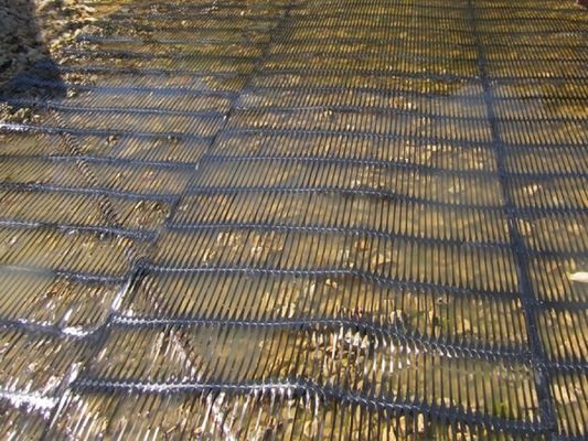 Largeur de rouleau de 1 m Design asiatique PE Maillage de clôture uniaxial Géogrille pour le renforcement des allées routières